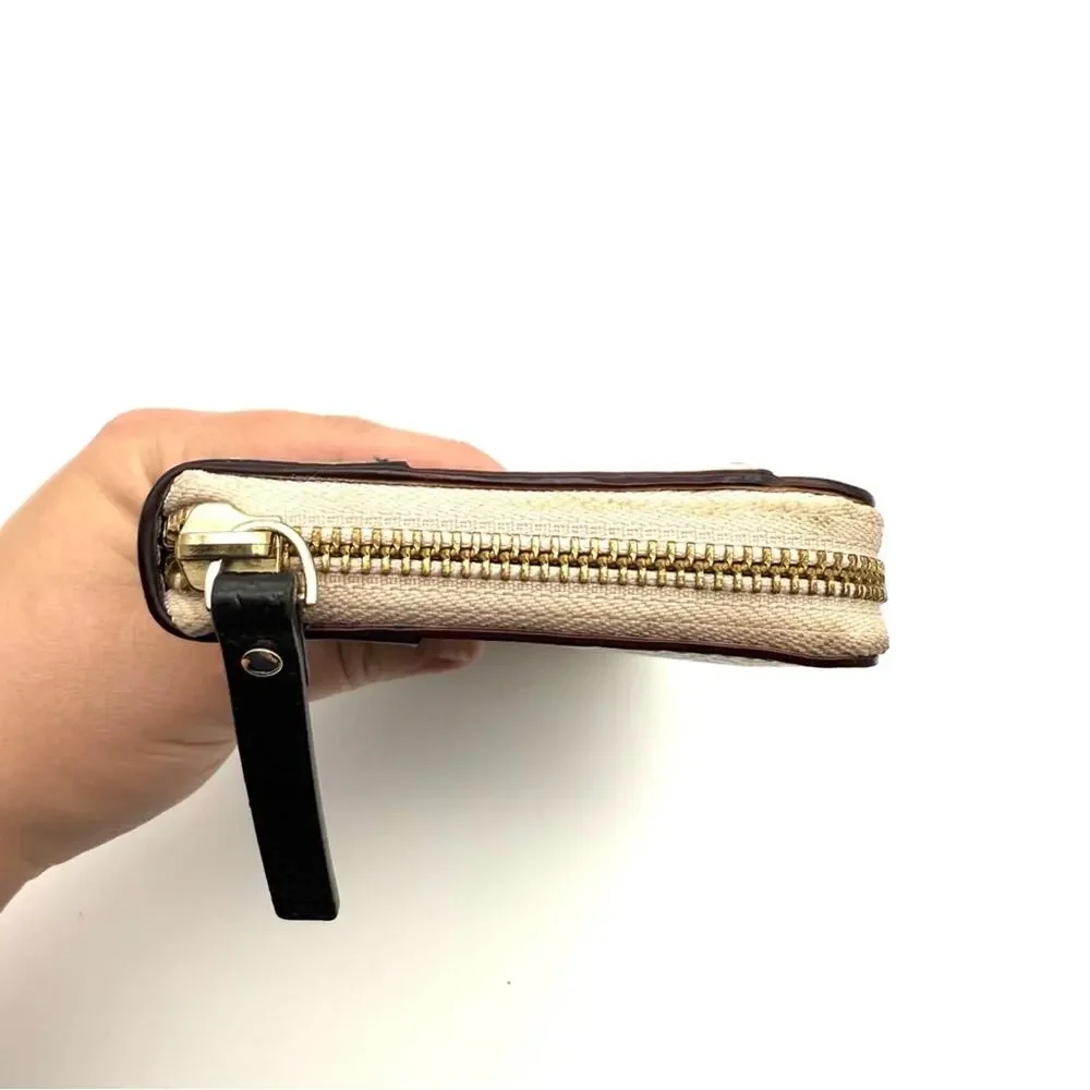 Kate Spade Neda Wellesley Two Tone Pebble/Black Zip Wallet WLRU2547